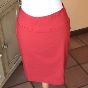 Red skirt